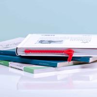 Rits Boekenlegger - Rood