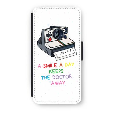 Smile: iPhone 7 Flip Hoesje