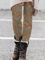 Ethnic Casual Jersey Leggings - thumbnail