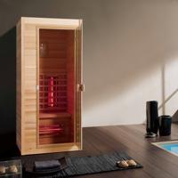 Infraroodsauna Elite Wellness Premiumline Sweden 90x90x198 cm Hemlock Hout