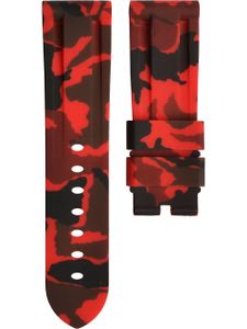 Horus Watch Straps bracelet de montre 24 mm - Rouge