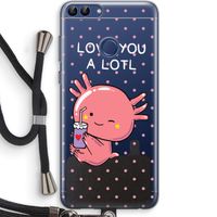 Love You A Lotl: Huawei P Smart (2018) Transparant Hoesje met koord