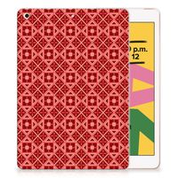 Apple iPad 10.2 | iPad 10.2 (2020) | 10.2 (2021) Hippe Hoes Batik Rood