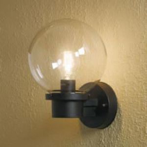 Wandlamp sensor Nemi Marino zwart buitenlamp Konstsmide 7335-750