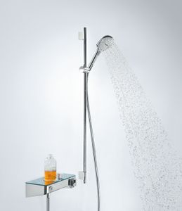 Hansgrohe Raindance Select E 120  EcoSmart / UnicaS Puro glijstangset 90cm chroom