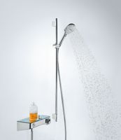 Hansgrohe Raindance Select E 120  EcoSmart / UnicaS Puro glijstangset 90cm chroom - thumbnail