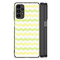 Samsung Galaxy A13 4G Back Case Waves Yellow