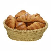 5Five broodmandje - serveermandje - beige - kunststof - 25 x 20 x 8 cm