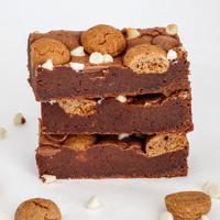 Pepernoten brownie - 6 Brownies - Brievenbus Pakket