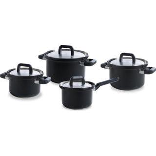BK flow cool black rvs pannenset 4-delig