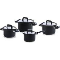 BK flow cool black rvs pannenset 4-delig