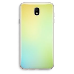 Minty mist pastel: Samsung Galaxy J7 (2017) Transparant Hoesje