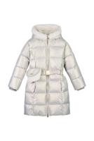 Le Chic winter winterjas meisjes - zilver - Bodhi - furry tas