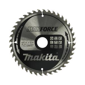 Makita Cirkelzaagblad voor Hout | Makforce | Ø190mm Asgat 30mm 40T - B-32340