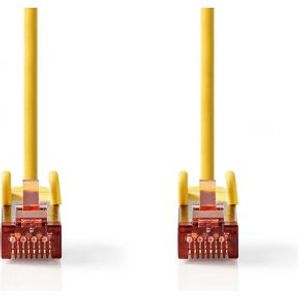 CAT6-kabel | RJ45 Male | RJ45 Male | S/FTP | 1.50 m | Rond | LSZH | Geel | Label