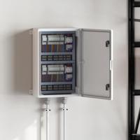 VidaXL Bedieningskast grijs 47 x 20 x 60 cm abs kunststof