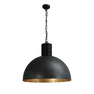 Masterlight Zwarte industrie hanglamp Industria Gold 60 2200-30-08-R-K