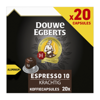 Douwe Egberts Espresso Krachtig - 20 koffiecups Douwe Egberts Espresso Krachtig - 20 koffiecups