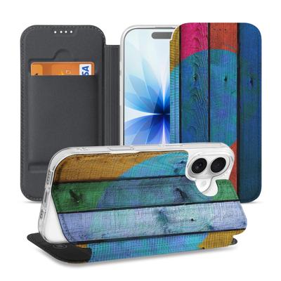 Apple iPhone 17 | Book Cover | Wood Heart