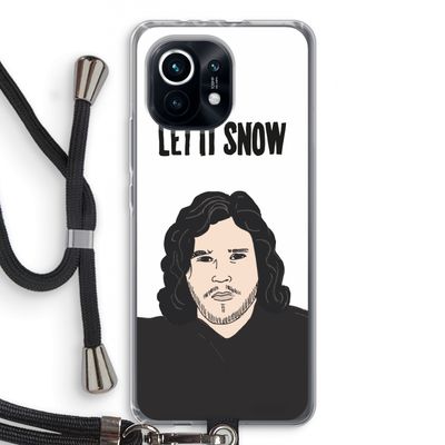 Let It Snow: Xiaomi Mi 11 Transparant Hoesje met koord