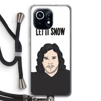 Let It Snow: Xiaomi Mi 11 Transparant Hoesje met koord