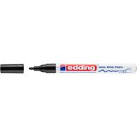 Paintmarker edding 751 oliebasis 1-2mm crea zwart