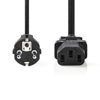 Nedis CEGP10030BK50 Voedingskabel Schuko Male - Iec-320-c13 5,0 M Zwart