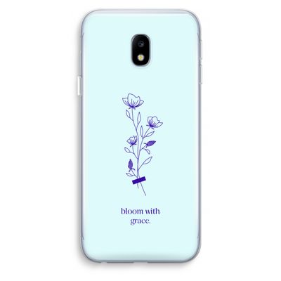 Bloom with grace: Samsung Galaxy J3 (2017) Transparant Hoesje