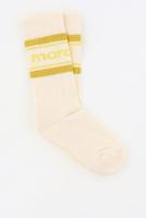 Isabel Marant sokken Dona CT003JFA-D1C14A ecru/yellow