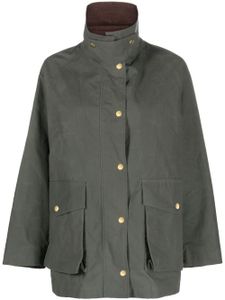 Mackintosh veste Blair en coton ciré - Vert