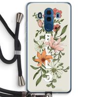 Hello bloemen: Huawei Mate 10 Pro Transparant Hoesje met koord