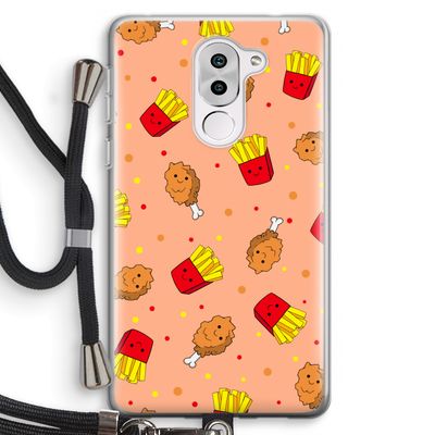 Chicken 'n Fries: Honor 6X Transparant Hoesje met koord