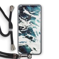 Golven: Samsung Galaxy A11 Transparant Hoesje met koord