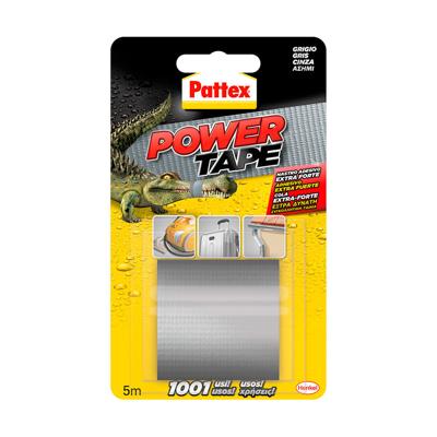 Ducttape Pattex power tape Grijs (5 m x 50 cm)