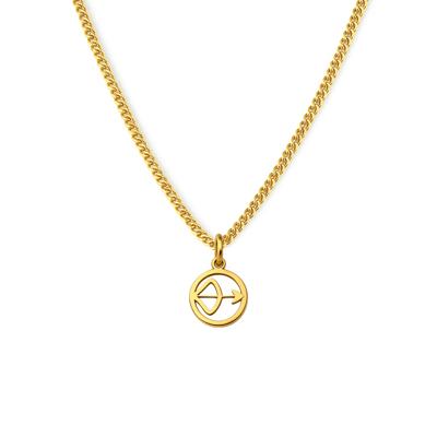 Minimalistische sterrenbeeld ketting - Stainless steel - Goud - Boogschutter - Sagittarius