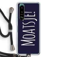 Moatsje!: Sony Xperia 5 III Transparant Hoesje met koord