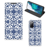 Samsung Galaxy S20 FE Smart Cover Flower Blue - thumbnail