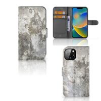 Apple iPhone 14 | Bookcase | Beton Print Apple iPhone 14 | Bookcase | Beton Print