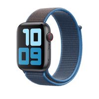 Apple origineel Sport Loop Apple Watch 42mm / 44mm / 45mm / 49mm Surf Blue - MXMW2ZM/A - thumbnail