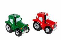 Kids Globe spaarpot tractor groen/rood a2 aardew 16,6x11x13,8cm Kids Globe spaarpot tractor groen/rood a2 aardew 16,6x11x13,8cm