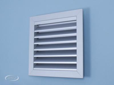 Lamellenrooster aluminium lamel 50mm. geanodiseerd