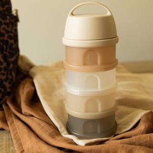 Melkdispenser met 4 vakken BEABA doorzichtig