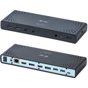 I-tec CADUA4KDOCKPDL USB 3.0 (3.1 Gen 1) Type-C Zwart, Turkoois notebook dock & poortreplicator - [C