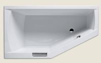 Riho Geta inbouw hoekbad met ligzijde en hoek links 170x90cm glans wit acryl - thumbnail