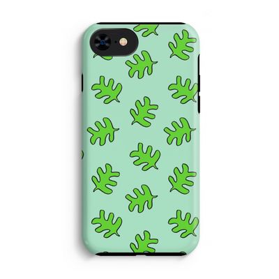 Groene blaadjes: iPhone SE 2020 Tough Case