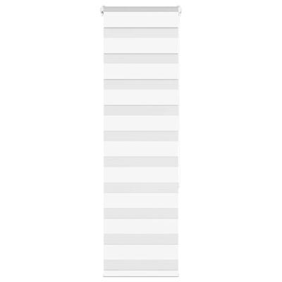 Zebra rolgordijn 45x150 cm stofbreedte 40,9 cm polyester wit