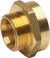 Meister Messing Dubbele Nippel 1&apos;&apos;X1 1/4 W - WU9922430