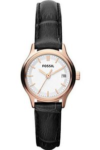 Horlogeband Fossil ES3169 Leder Zwart 12mm