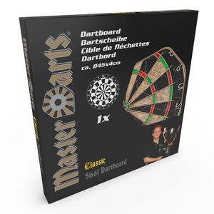 Masterdarts Dartboard Klassiek - Sisal Bord - 45Ø x 4 cm