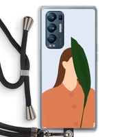Leaf: Oppo Find X3 Neo Transparant Hoesje met koord Leaf: Oppo Find X3 Neo Transparant Hoesje met koord